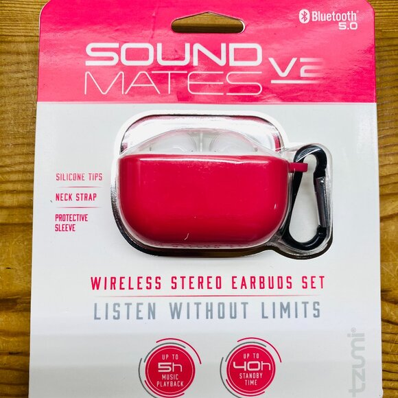 Tzumi Other - SoundMates Wireless Earbuds Set Pink - Brand new